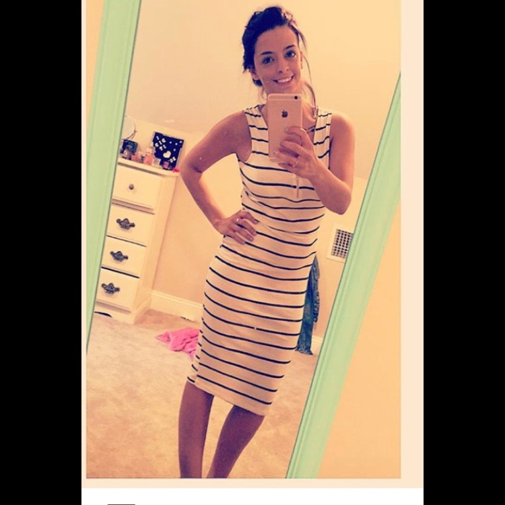 Black and white dress